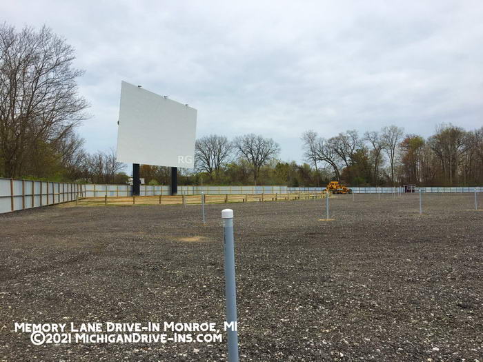 Memory Lane Drive-In Theater - April 24 2021 From Michigan Drive-Ins (newer photo)